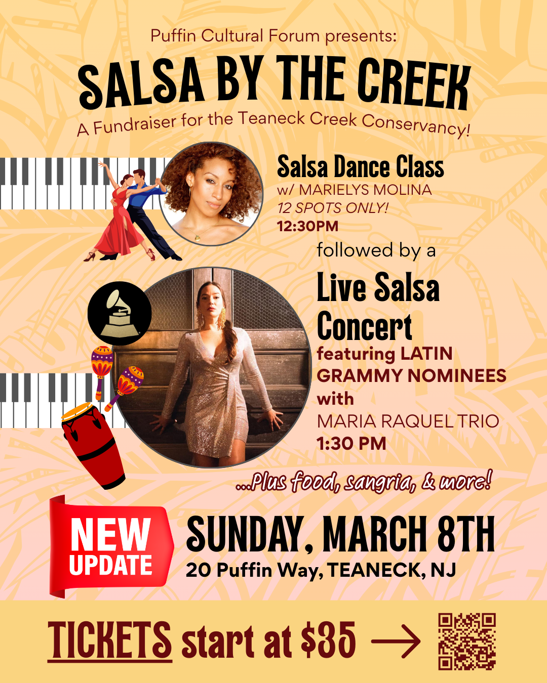 2026 Salsa Concert - Ticket Sales - The Puffin Cultural Forum